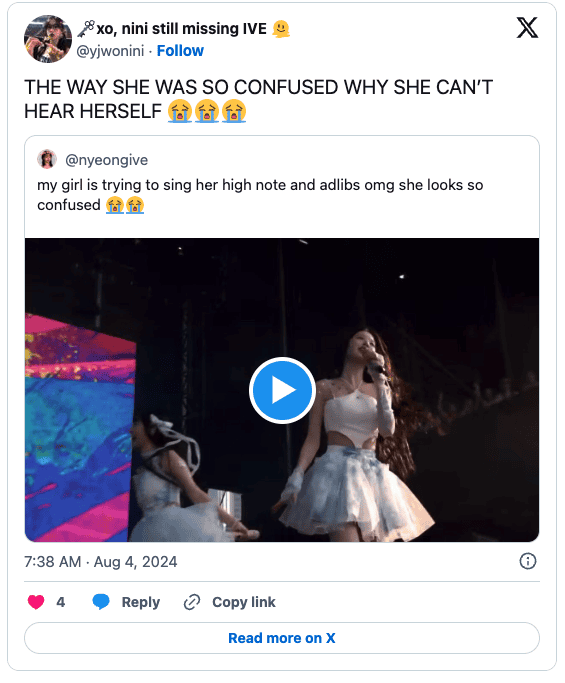 Was IVE's Wonyoung Microphone Unexpectedly Turned Down During 2024 Lollapalooza?